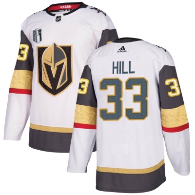 Men's Adin Hill Vegas Golden Knights Adidas Away 2023 Stanley Cup Final Jersey - Authentic White