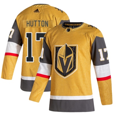 Men's Ben Hutton Vegas Golden Knights Adidas 2020/21 Alternate Jersey - Authentic Gold