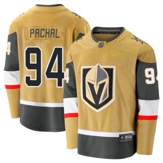 Men's Brayden Pachal Vegas Golden Knights Fanatics Branded Breakaway 2020/21 Alternate Jersey - Premier Gold