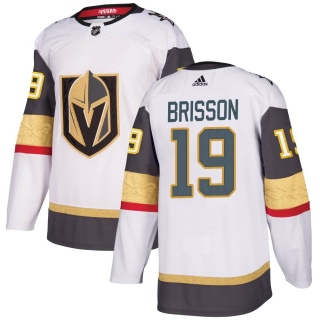 Men's Brendan Brisson Vegas Golden Knights Adidas Away Jersey - Authentic White