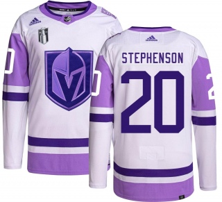 Men's Chandler Stephenson Vegas Golden Knights Adidas Hockey Fights Cancer 2023 Stanley Cup Final Jersey - Authentic