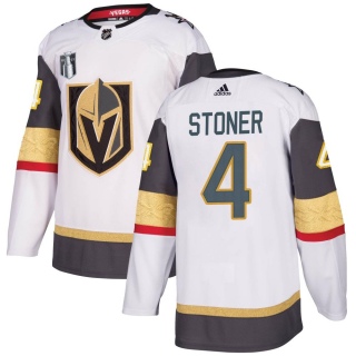 Men's Clayton Stoner Vegas Golden Knights Adidas Away 2023 Stanley Cup Final Jersey - Authentic White