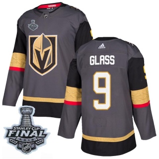 Men's Cody Glass Vegas Golden Knights Adidas Home 2018 Stanley Cup Final Patch Jersey - Authentic Gray