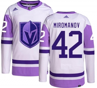 Men's Daniil Miromanov Vegas Golden Knights Adidas Hockey Fights Cancer Jersey - Authentic