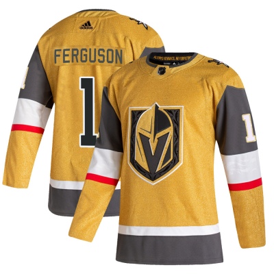 Men's Dylan Ferguson Vegas Golden Knights Adidas 2020/21 Alternate Jersey - Authentic Gold