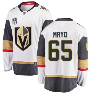 Men's Dysin Mayo Vegas Golden Knights Fanatics Branded Away 2023 Stanley Cup Final Jersey - Breakaway White