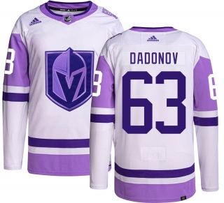 Men's Evgenii Dadonov Vegas Golden Knights Adidas Hockey Fights Cancer Jersey - Authentic