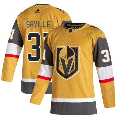 Men's Isaiah Saville Vegas Golden Knights Adidas 2020/21 Alternate Jersey - Authentic Gold