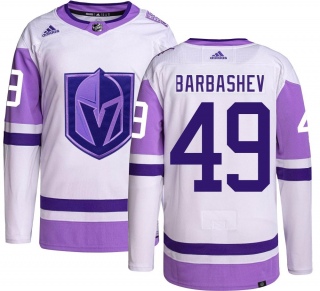 Men's Ivan Barbashev Vegas Golden Knights Adidas Hockey Fights Cancer Jersey - Authentic