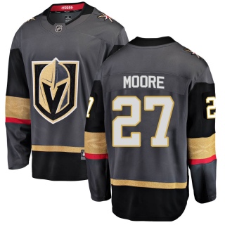 Men's John Moore Vegas Golden Knights Fanatics Branded Home Jersey - Breakaway Black
