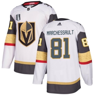 Men's Jonathan Marchessault Vegas Golden Knights Adidas Away 2023 Stanley Cup Final Jersey - Authentic White