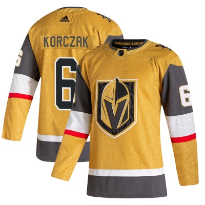 Men's Kaedan Korczak Vegas Golden Knights Adidas 2020/21 Alternate Jersey - Authentic Gold