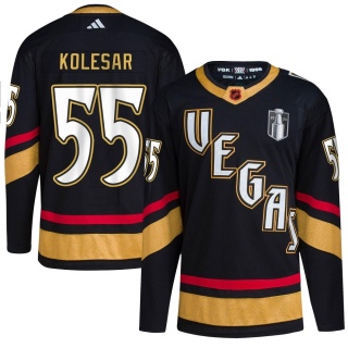 Men's Keegan Kolesar Vegas Golden Knights Adidas Reverse Retro 2.0 2023 Stanley Cup Final Jersey - Authentic Black