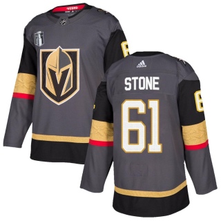 Men's Mark Stone Vegas Golden Knights Adidas Home 2023 Stanley Cup Final Jersey - Authentic Gray