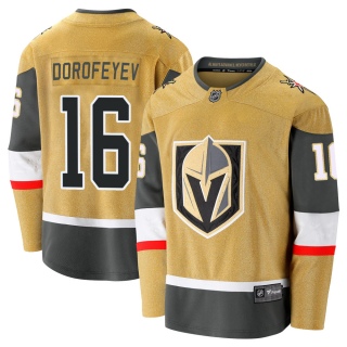 Men's Pavel Dorofeyev Vegas Golden Knights Fanatics Branded Breakaway 2020/21 Alternate Jersey - Premier Gold