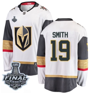 Men's Reilly Smith Vegas Golden Knights Fanatics Branded Away 2018 Stanley Cup Final Patch Jersey - Breakaway White