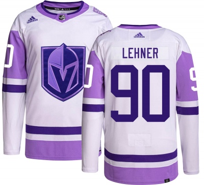 Men's Robin Lehner Vegas Golden Knights Adidas Hockey Fights Cancer Jersey - Authentic