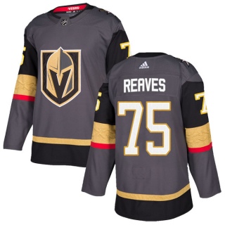 Men's Ryan Reaves Vegas Golden Knights Adidas Home Jersey - Authentic Gray
