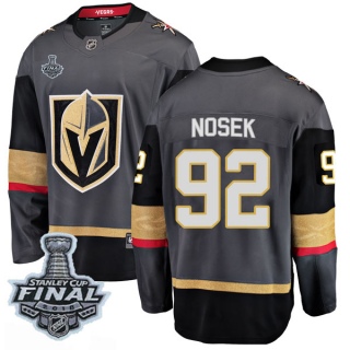 Men's Tomas Nosek Vegas Golden Knights Fanatics Branded Home 2018 Stanley Cup Final Patch Jersey - Breakaway Black