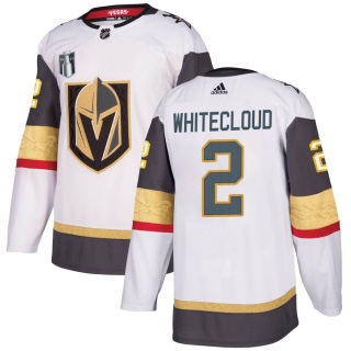 Men's Zach Whitecloud Vegas Golden Knights Adidas Away 2023 Stanley Cup Final Jersey - Authentic White