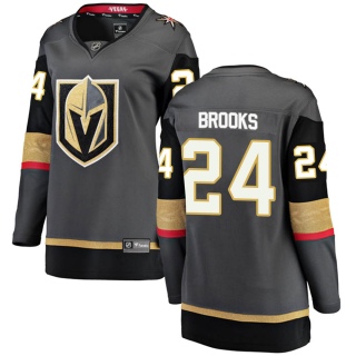 Women's Adam Brooks Vegas Golden Knights Fanatics Branded Home Jersey - Breakaway Black