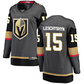 Women's Jake Leschyshyn Vegas Golden Knights Fanatics Branded Home Jersey - Breakaway Black
