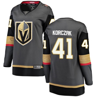 Women's Kaedan Korczak Vegas Golden Knights Fanatics Branded Home Jersey - Breakaway Black