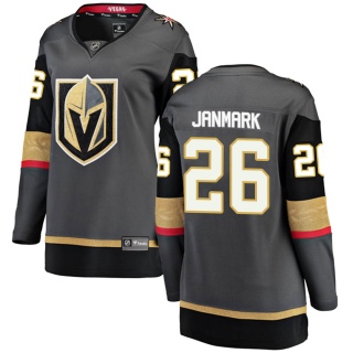 Women's Mattias Janmark Vegas Golden Knights Fanatics Branded Home Jersey - Breakaway Black