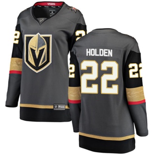 Women's Nick Holden Vegas Golden Knights Fanatics Branded Home Jersey - Breakaway Black