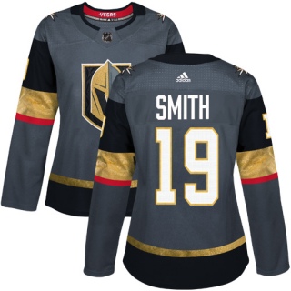 Women's Reilly Smith Vegas Golden Knights Adidas Home Jersey - Authentic Gray