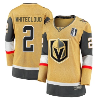Women's Zach Whitecloud Vegas Golden Knights Fanatics Branded Breakaway 2020/21 Alternate 2023 Stanley Cup Final Jersey - Premie