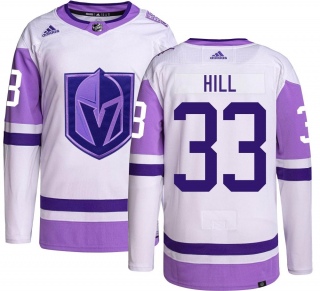 Youth Adin Hill Vegas Golden Knights Adidas Hockey Fights Cancer Jersey - Authentic