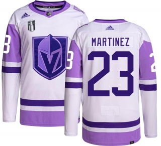 Youth Alec Martinez Vegas Golden Knights Adidas Hockey Fights Cancer 2023 Stanley Cup Final Jersey - Authentic