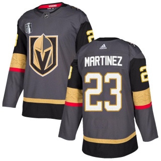 Youth Alec Martinez Vegas Golden Knights Adidas Home 2023 Stanley Cup Final Jersey - Authentic Gray