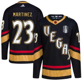 Youth Alec Martinez Vegas Golden Knights Adidas Reverse Retro 2.0 2023 Stanley Cup Final Jersey - Authentic Black