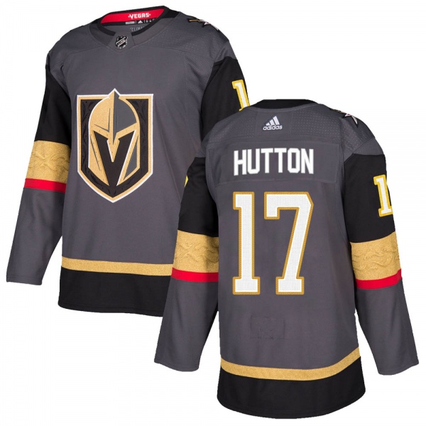 Youth Ben Hutton Vegas Golden Knights Adidas Home Jersey - Authentic Gray