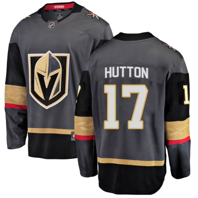 Youth Ben Hutton Vegas Golden Knights Fanatics Branded Home Jersey - Breakaway Black