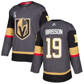 Youth Brendan Brisson Vegas Golden Knights Adidas Home 2023 Stanley Cup Final Jersey - Authentic Gray