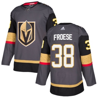 Youth Byron Froese Vegas Golden Knights Adidas Home Jersey - Authentic Gray