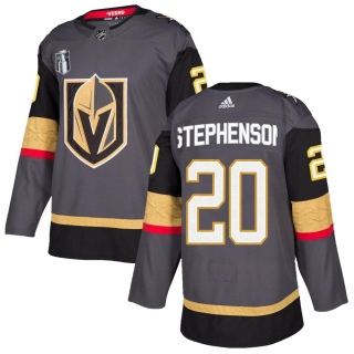 Youth Chandler Stephenson Vegas Golden Knights Adidas Home 2023 Stanley Cup Final Jersey - Authentic Gray
