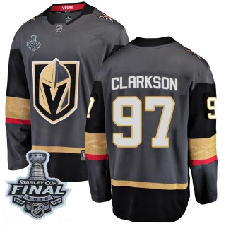 Youth David Clarkson Vegas Golden Knights Fanatics Branded Home 2018 Stanley Cup Final Patch Jersey - Breakaway Black