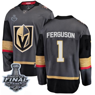 Youth Dylan Ferguson Vegas Golden Knights Fanatics Branded Home 2018 Stanley Cup Final Patch Jersey - Breakaway Black