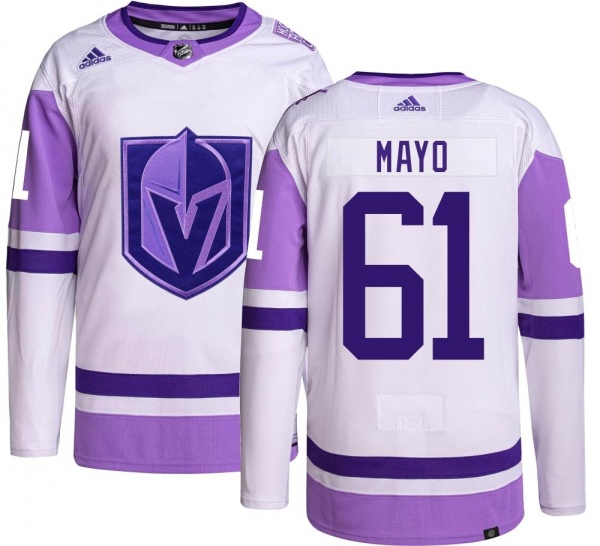 Youth Dysin Mayo Vegas Golden Knights Adidas Hockey Fights Cancer Jersey - Authentic
