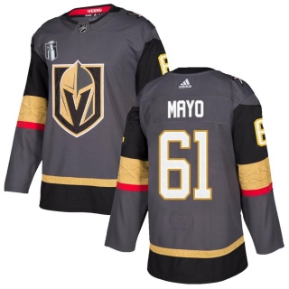 Youth Dysin Mayo Vegas Golden Knights Adidas Home 2023 Stanley Cup Final Jersey - Authentic Gray