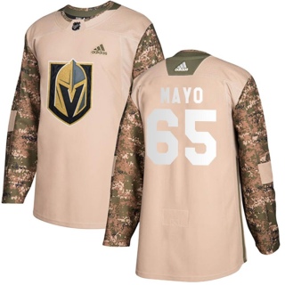 Youth Dysin Mayo Vegas Golden Knights Adidas Veterans Day Practice Jersey - Authentic Camo