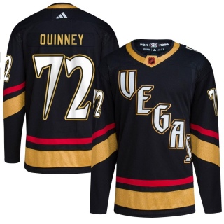 Youth Gage Quinney Vegas Golden Knights Adidas Reverse Retro 2.0 Jersey - Authentic Black