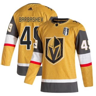 Youth Ivan Barbashev Vegas Golden Knights Adidas 2020/21 Alternate 2023 Stanley Cup Final Jersey - Authentic Gold