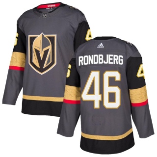 Youth Jonas Rondbjerg Vegas Golden Knights Adidas Home Jersey - Authentic Gray
