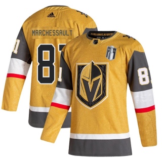 Youth Jonathan Marchessault Vegas Golden Knights Adidas 2020/21 Alternate 2023 Stanley Cup Final Jersey - Authentic Gold