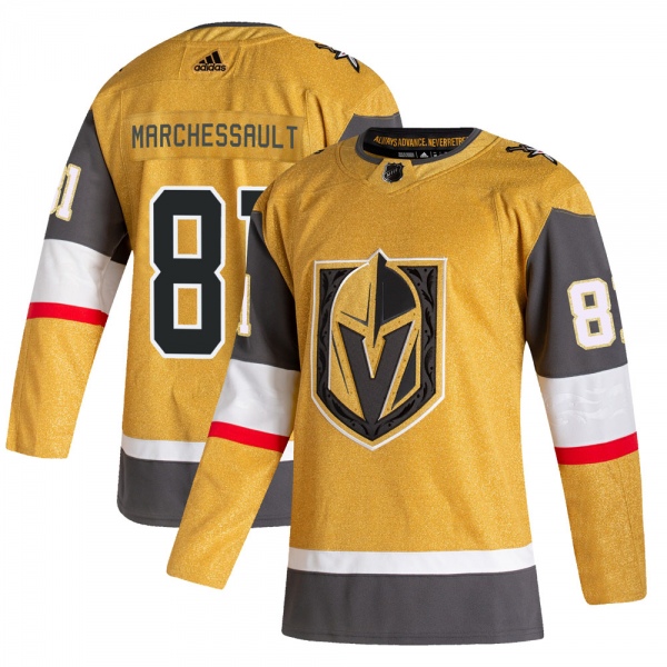 Youth Jonathan Marchessault Vegas Golden Knights Adidas 2020/21 Alternate Jersey - Authentic Gold